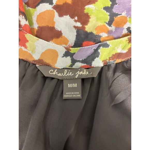 Chelsea Jade Colorful One Shoulder Dress Size M - Picture 1 of 8